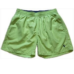 Polo by Ralph Lauren Neon Green 5.5 inch Inseam Swim Trunks